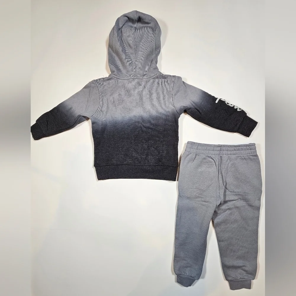 Champion 2 Peice Set Hoodie Sweater Elastic Waist Jogger Gray 2T / 3T